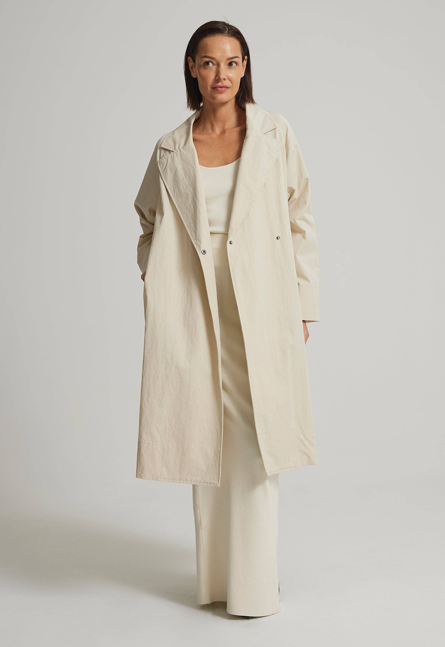 Jac+Jack ORWELL TRENCH COAT in Whisper